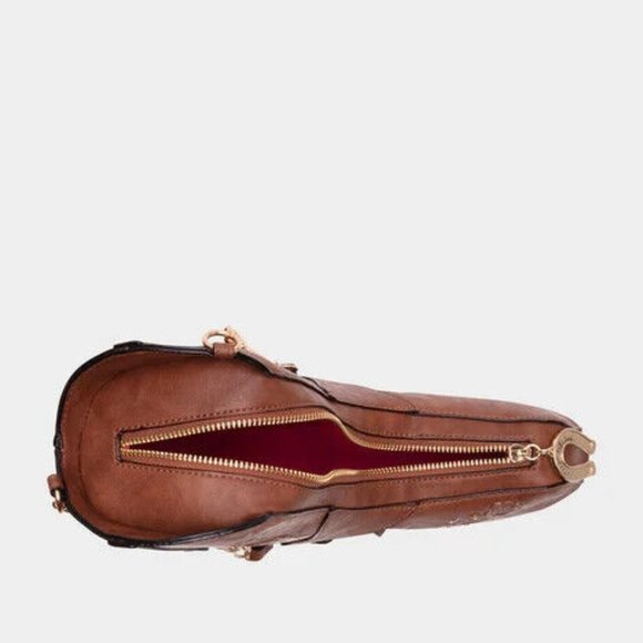 Betsey Johnson Kitsch Giddy Up Cowboy Crossbody Bag Boot New Sealed - Picture 5 of 10